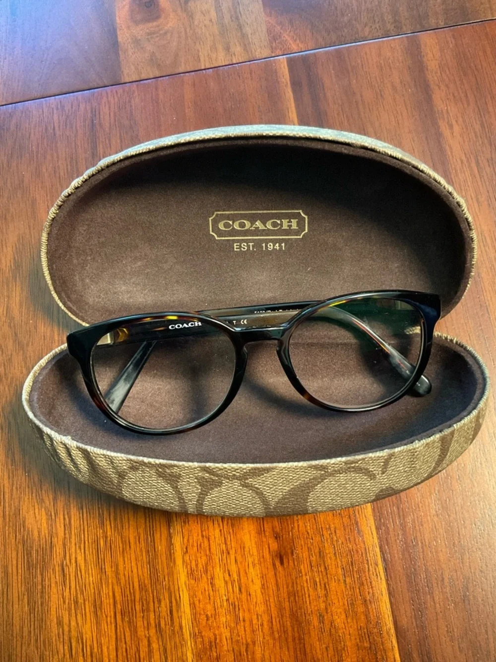 COACH HC 6102 DARK TORTOISE w/CASE